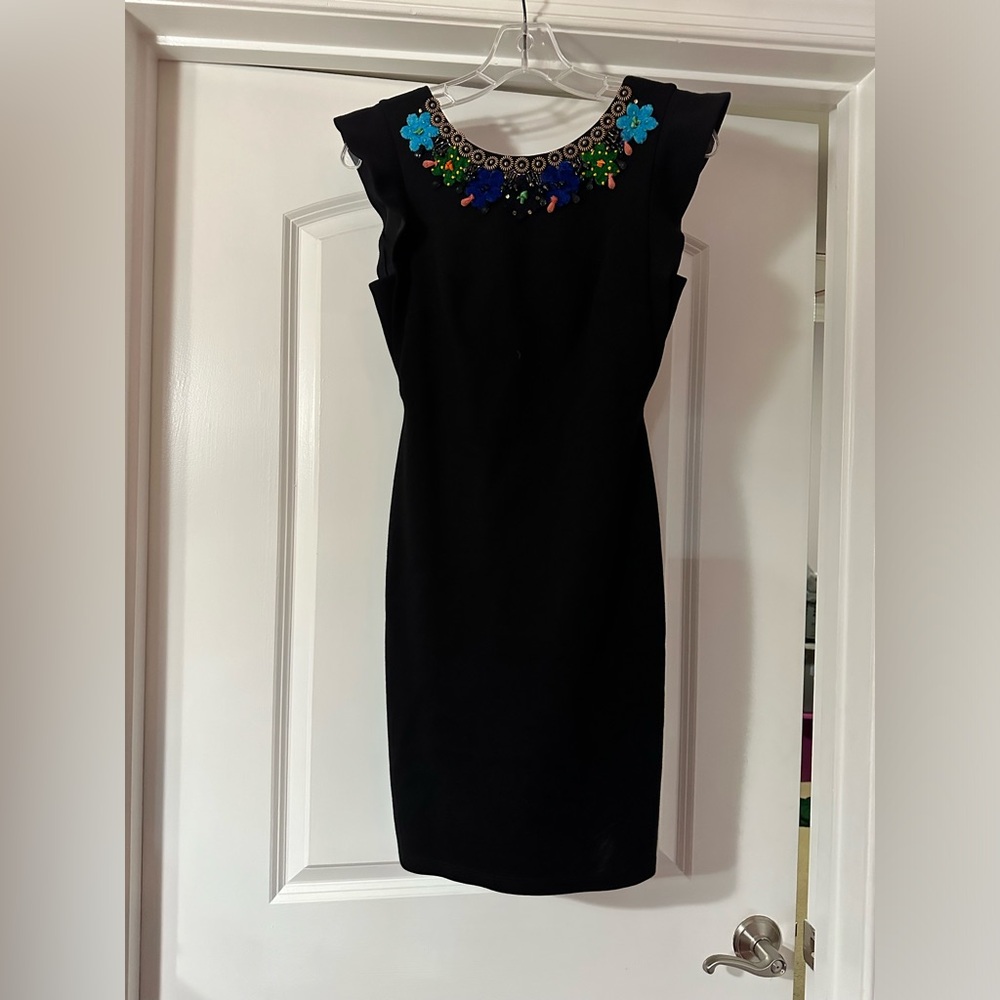 Anthropologie x Bailey 44 Black Mini Dress - Size Large